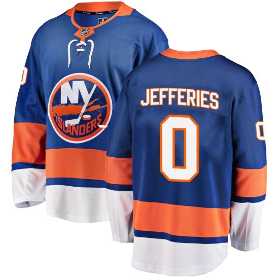 Alex Jefferies New York Islanders Youth Breakaway Home Fanatics Branded Jersey - Blue