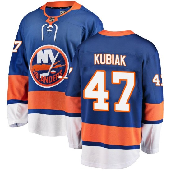 Jeff Kubiak New York Islanders Youth Breakaway Home Fanatics Branded Jersey - Blue