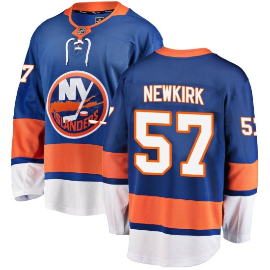 Reece Newkirk New York Islanders Youth Breakaway Home Fanatics Branded Jersey - Blue