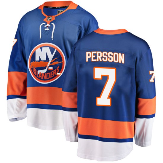 Stefan Persson New York Islanders Youth Breakaway Home Fanatics Branded Jersey - Blue