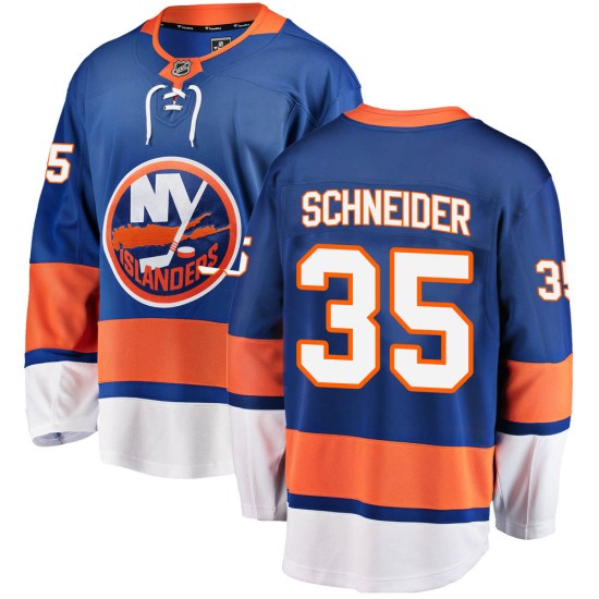 Cory Schneider New York Islanders Youth Breakaway Home Fanatics Branded Jersey - Blue