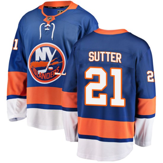 Brent Sutter New York Islanders Youth Breakaway Home Fanatics Branded Jersey - Blue