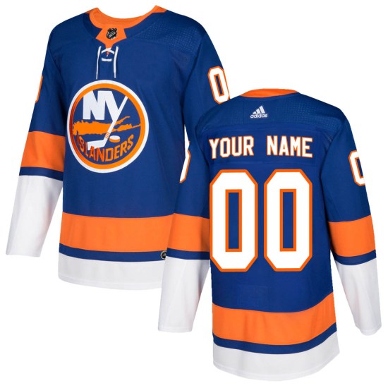 Custom New York Islanders Authentic Custom Home Adidas Jersey - Royal