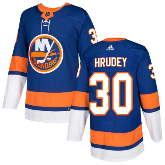 Kelly Hrudey New York Islanders Authentic Home Adidas Jersey - Royal