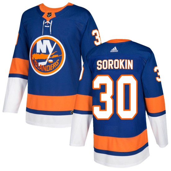 Ilya Sorokin New York Islanders Authentic Home Adidas Jersey - Royal
