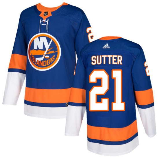 Brent Sutter New York Islanders Authentic Home Adidas Jersey - Royal