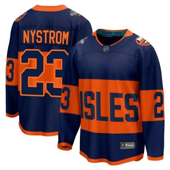 Bob Nystrom New York Islanders Breakaway 2024 Stadium Series Fanatics Branded Jersey - Navy