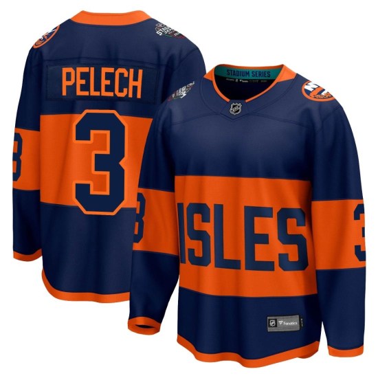 Adam Pelech New York Islanders Breakaway 2024 Stadium Series Fanatics Branded Jersey - Navy