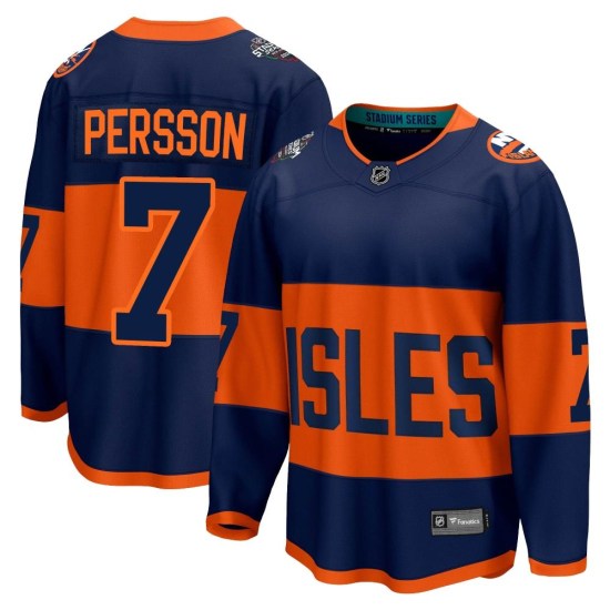Stefan Persson New York Islanders Breakaway 2024 Stadium Series Fanatics Branded Jersey - Navy