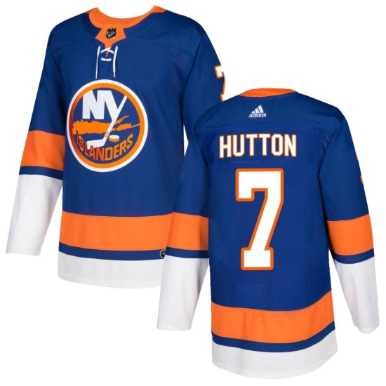 Grant Hutton New York Islanders Youth Authentic Home Adidas Jersey - Royal