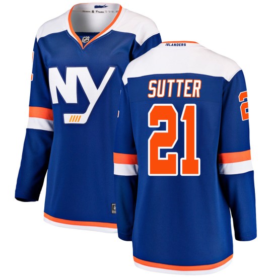 Brent Sutter New York Islanders Women's Breakaway Alternate Fanatics Branded Jersey - Blue