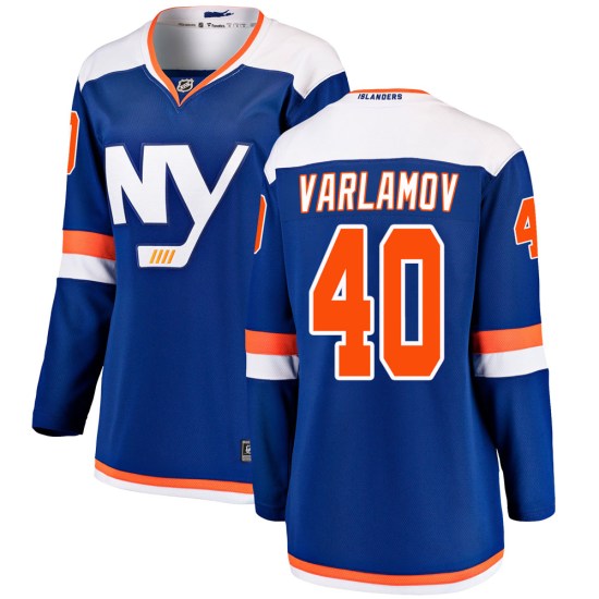 Semyon Varlamov New York Islanders Women's Breakaway Alternate Fanatics Branded Jersey - Blue