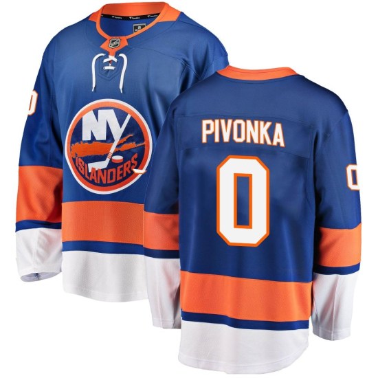 Jacob Pivonka New York Islanders Breakaway Home Fanatics Branded Jersey - Blue
