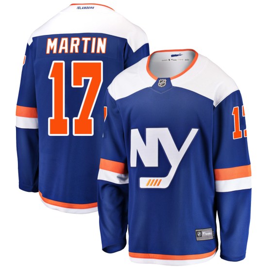 Matt Martin New York Islanders Breakaway Alternate Fanatics Branded Jersey - Blue