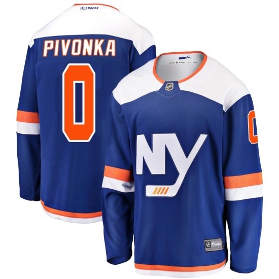 Jacob Pivonka New York Islanders Breakaway Alternate Fanatics Branded Jersey - Blue