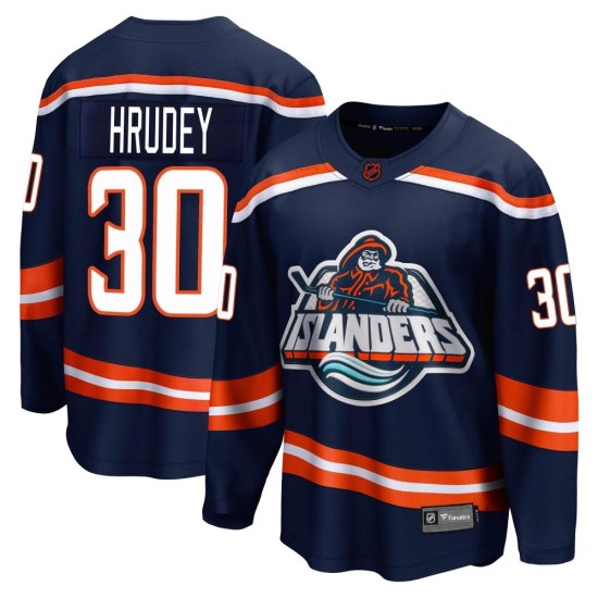Kelly Hrudey New York Islanders Youth Breakaway Special Edition 2.0 Fanatics Branded Jersey - Navy