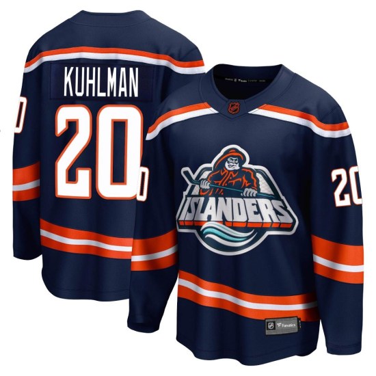 Karson Kuhlman New York Islanders Youth Breakaway Special Edition 2.0 Fanatics Branded Jersey - Navy