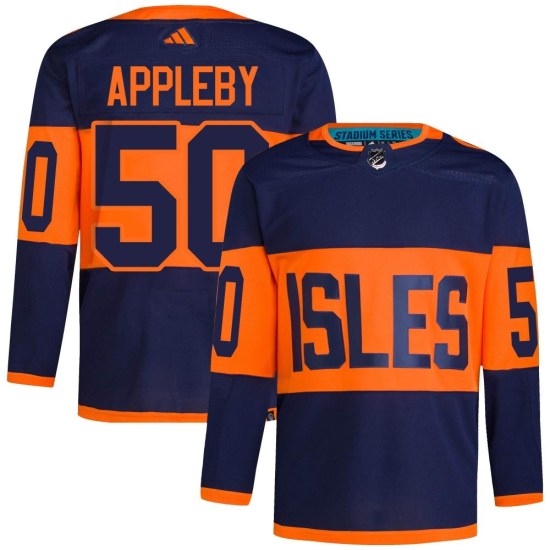 Kenneth Appleby New York Islanders Authentic 2024 Stadium Series Primegreen Adidas Jersey - Navy