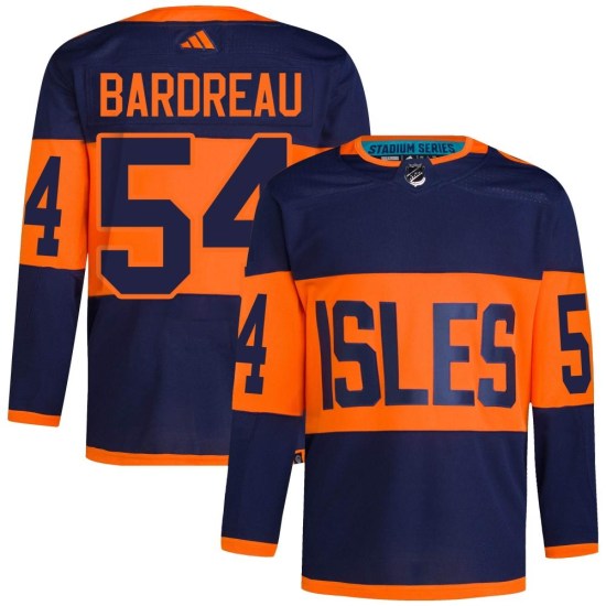 Cole Bardreau New York Islanders Authentic 2024 Stadium Series Primegreen Adidas Jersey - Navy
