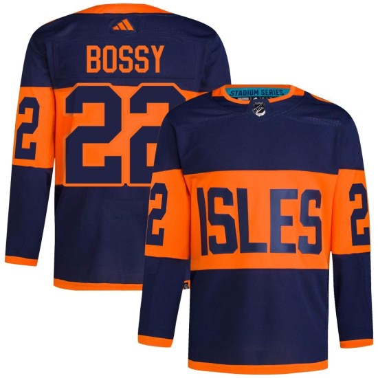 Mike Bossy New York Islanders Authentic 2024 Stadium Series Primegreen Adidas Jersey - Navy