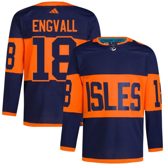 Pierre Engvall New York Islanders Authentic 2024 Stadium Series Primegreen Adidas Jersey - Navy