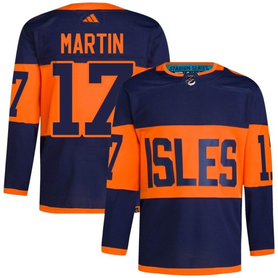 Matt Martin New York Islanders Authentic 2024 Stadium Series Primegreen Adidas Jersey - Navy