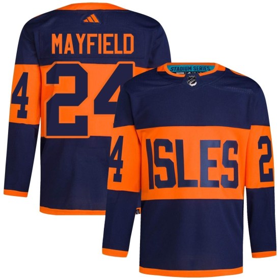 Scott Mayfield New York Islanders Authentic 2024 Stadium Series Primegreen Adidas Jersey - Navy