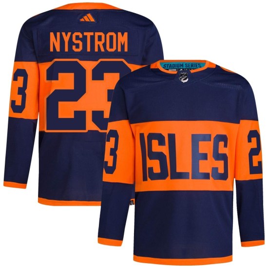 Bob Nystrom New York Islanders Authentic 2024 Stadium Series Primegreen Adidas Jersey - Navy