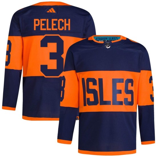 Adam Pelech New York Islanders Authentic 2024 Stadium Series Primegreen Adidas Jersey - Navy