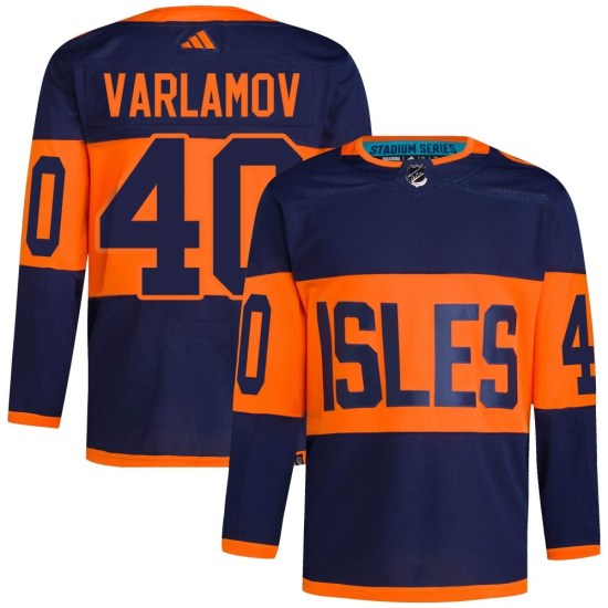 Semyon Varlamov New York Islanders Authentic 2024 Stadium Series Primegreen Adidas Jersey - Navy