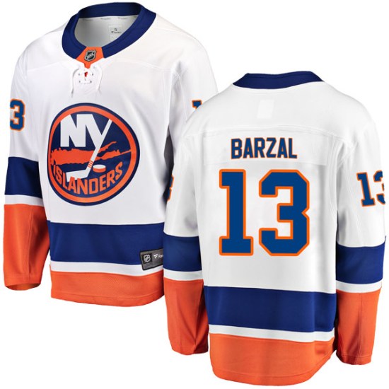 Mathew Barzal New York Islanders Breakaway Away Fanatics Branded Jersey - White