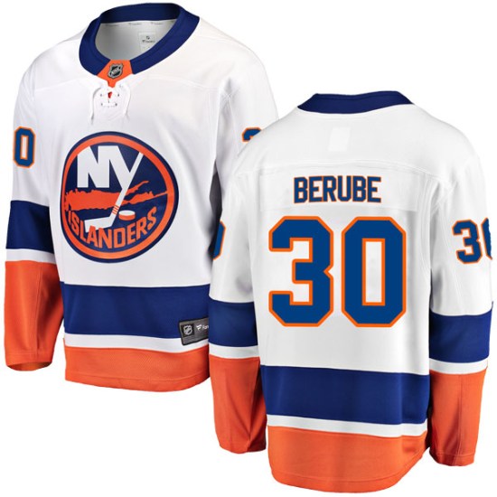 Jean-Francois Berube New York Islanders Breakaway Away Fanatics Branded Jersey - White