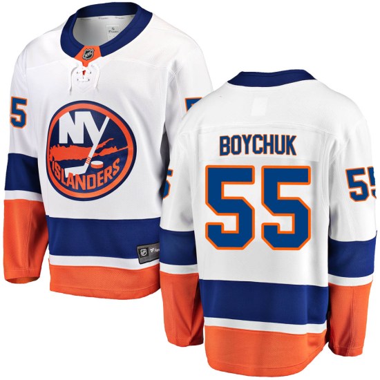 Johnny Boychuk New York Islanders Breakaway Away Fanatics Branded Jersey - White