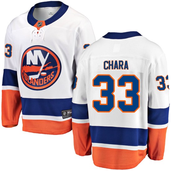 Zdeno Chara New York Islanders Breakaway Away Fanatics Branded Jersey - White