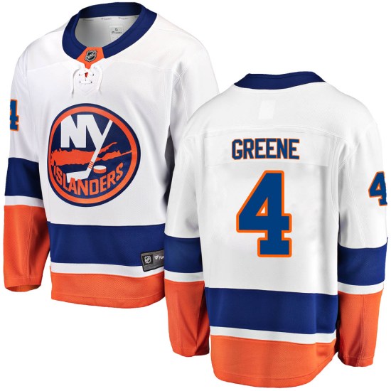 Andy Greene New York Islanders Breakaway ized Away Fanatics Branded Jersey - White