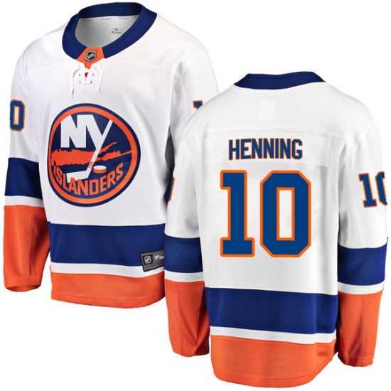 Lorne Henning New York Islanders Breakaway Away Fanatics Branded Jersey - White