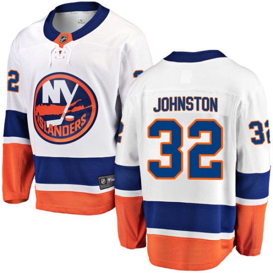Ross Johnston New York Islanders Breakaway Away Fanatics Branded Jersey - White