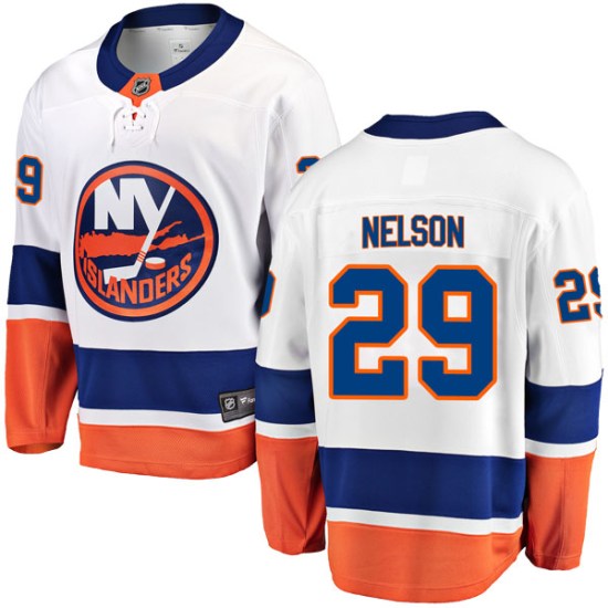 Brock Nelson New York Islanders Breakaway Away Fanatics Branded Jersey - White