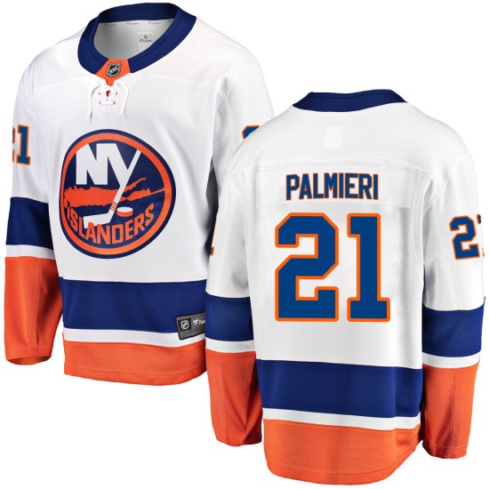 Kyle Palmieri New York Islanders Breakaway Away Fanatics Branded Jersey - White