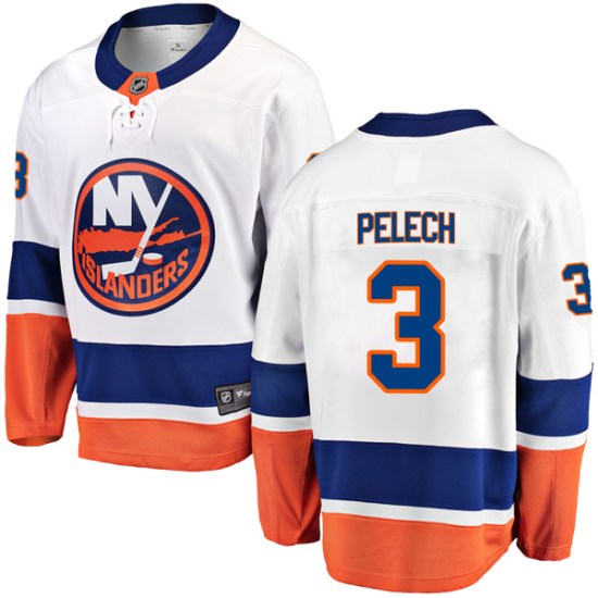 Adam Pelech New York Islanders Breakaway Away Fanatics Branded Jersey - White