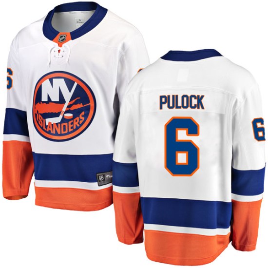 Ryan Pulock New York Islanders Breakaway Away Fanatics Branded Jersey - White