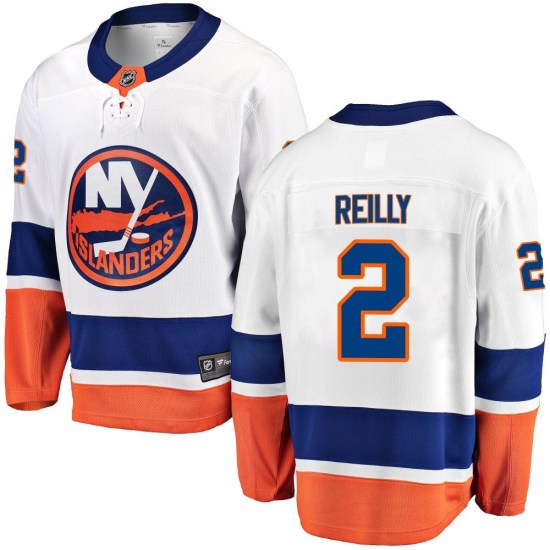 Mike Reilly New York Islanders Breakaway Away Fanatics Branded Jersey - White