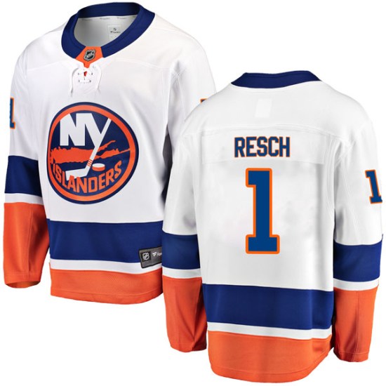 Glenn Resch New York Islanders Breakaway Away Fanatics Branded Jersey - White