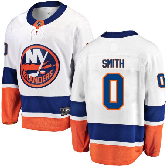 Colton Smith New York Islanders Breakaway Away Fanatics Branded Jersey - White