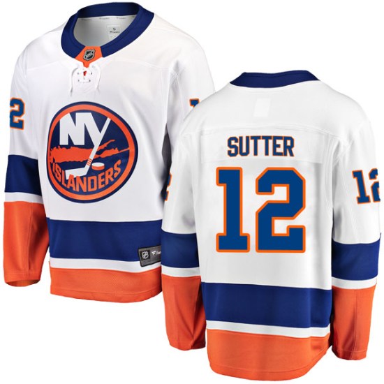 Duane Sutter New York Islanders Breakaway Away Fanatics Branded Jersey - White