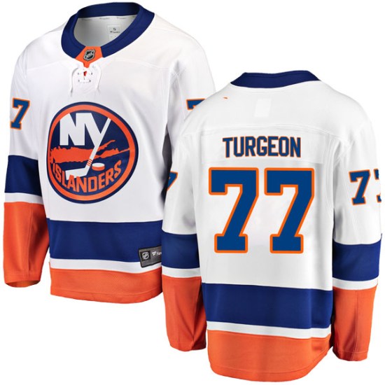 Pierre Turgeon New York Islanders Breakaway Away Fanatics Branded Jersey - White
