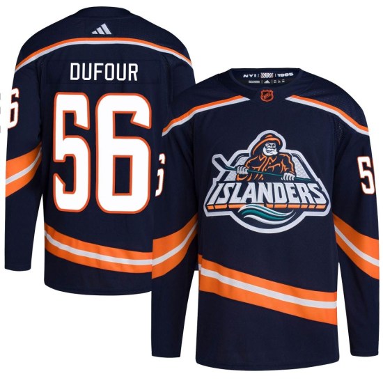 William Dufour New York Islanders Youth Authentic Reverse Retro 2.0 Adidas Jersey - Navy