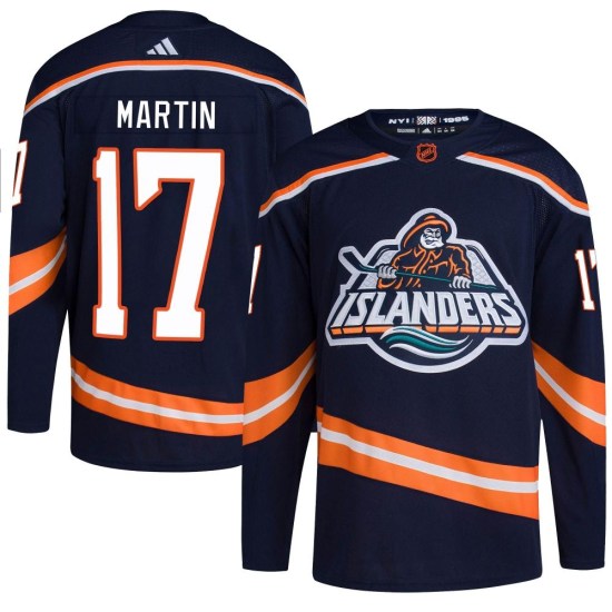 Matt Martin New York Islanders Youth Authentic Reverse Retro 2.0 Adidas Jersey - Navy