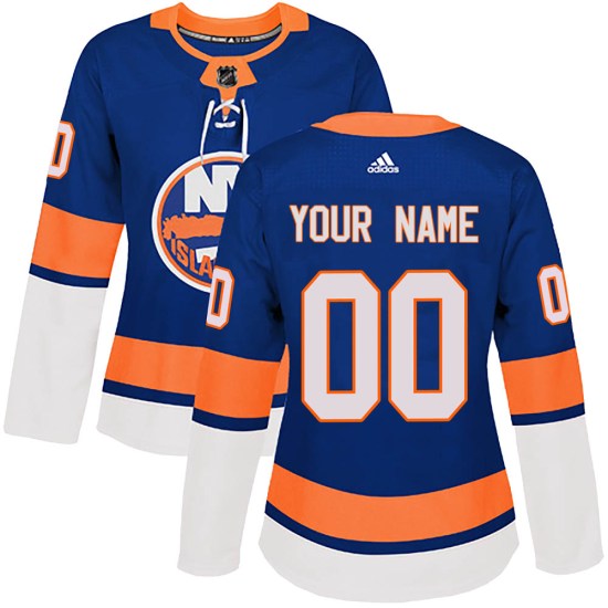 Custom New York Islanders Women's Authentic Custom Home Adidas Jersey - Royal