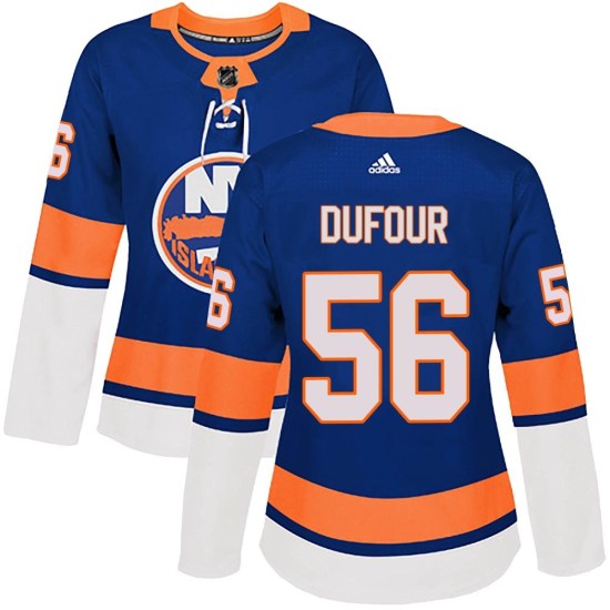 William Dufour New York Islanders Women's Authentic Home Adidas Jersey - Royal